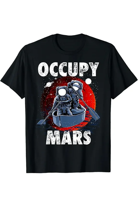 Occupy Mars Astronauts In Space T-Shirt T-Shirt