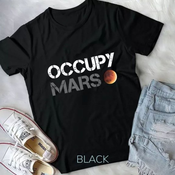 Occupy Mars Astronomy Space Explorer Rocket Science Unisex T-Shirt, Unisex T-Shirt