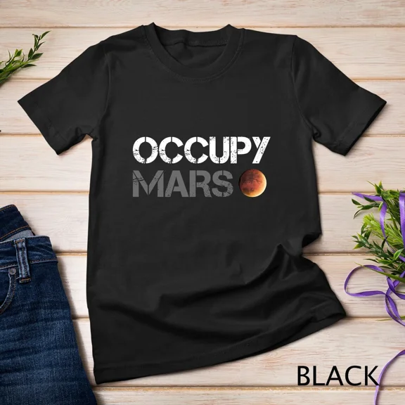 Occupy Mars Astronomy Space Explorer Rocket Science Unisex Tshirt