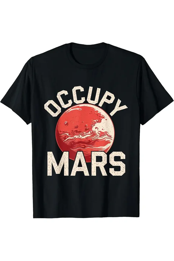 Occupy Mars Astronomy Space T-Shirt
