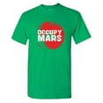 thumbnail image 1 of Occupy Mars Sarcastic Humor Graphic Tees Gift For Mens Novelty Funny T Shirt, 1 of 5