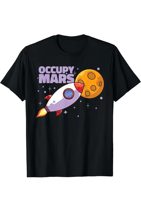 Occupy Mars Spaceship Astronomy Astronomy T-Shirt