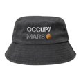 thumbnail image 1 of Occupy Mars Starman Spacex Summer Bucket Hat Fishing Hat Wide Brim Sun Hat with UV Protection for Hiking Beach Hats Fun Outdoor Vacation Boonie for Men and Women, 1 of 5