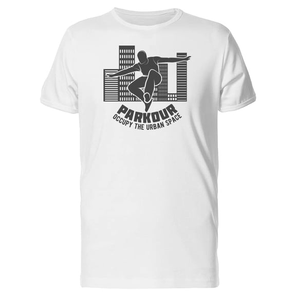 Occupy The Urban Space Parkour T-Shirt Men -Image by Shutterstock, Male Small