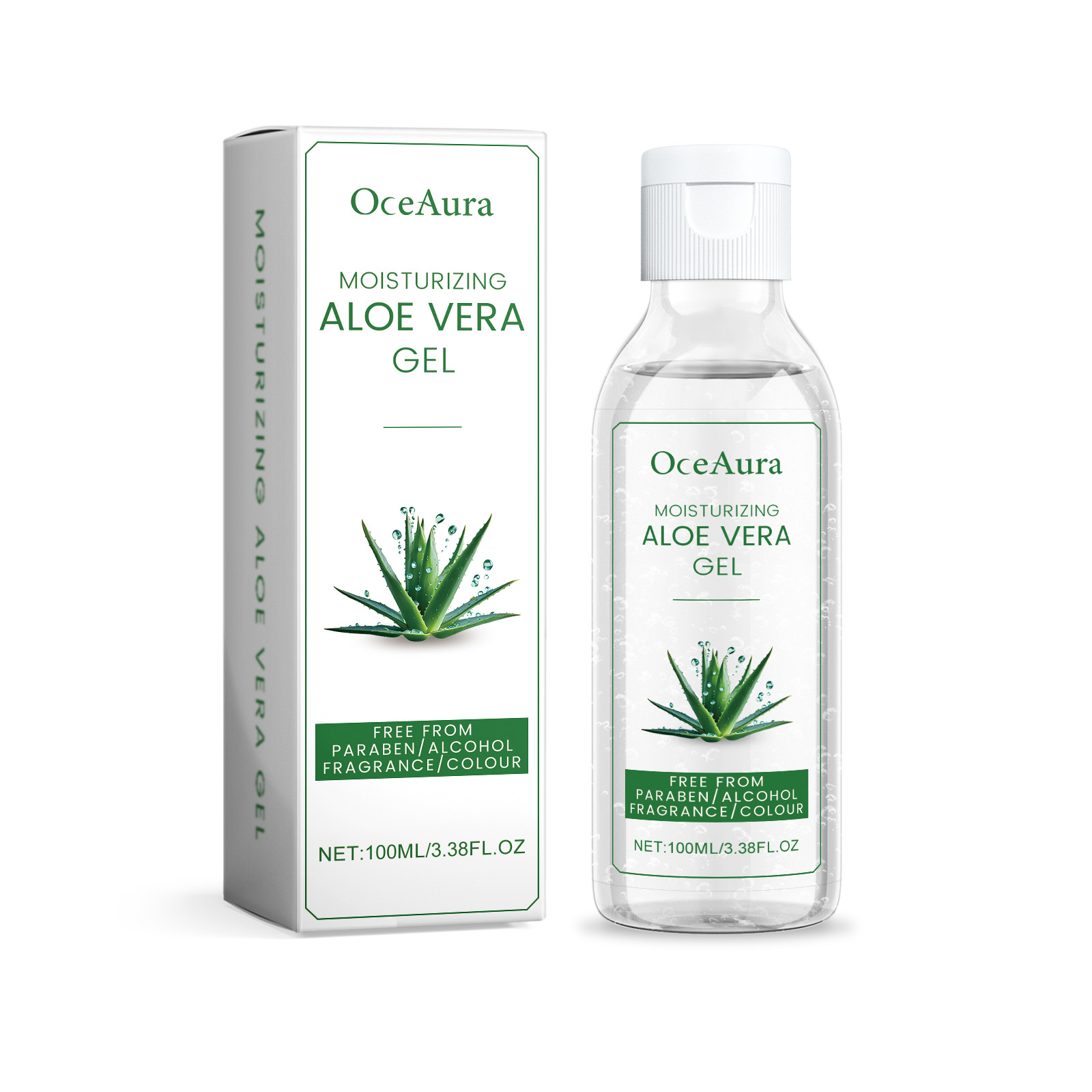 OceAura Aloe Vera Moisturizing Gel Moisturizing And Repairing Facial