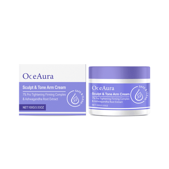 OceAura Arm Care Cream, Gently Nourishes And Tightens The Skin On The Arms, Enhancing Elasticity. Daily Care Moisturizing Cream