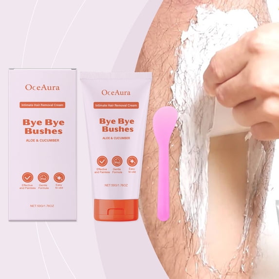 OceAura Gentle Body Hair Removal Cream, Gentle Non-Irritating Delicate, Tender And Smooth Skin Care Hair Removal Cream