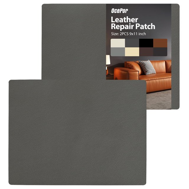 OcePor Self Adhesive Leather Repair Patch, 9 x 11 inch Leather Repair