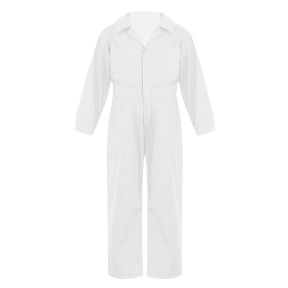 Ocealan Boys Kids One Piece All in One Overalls Jumpsuit Children Boilersuit Dungarees Coverall Ivory 8