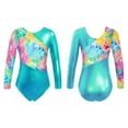 thumbnail image 1 of Ocealan Gymnastics Leotard for Girls Biketards Sparkly Unitard Quick Dry One-Piece Bodysuits Outfit Colorful Tie Dye 8, 1 of 6