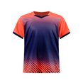 thumbnail image 1 of Ocealan Kids Boys Breathable Sports Shirt T-shirt Short Sleeve Athletic Tops Soccer Jersey for Orange XXS, 1 of 7