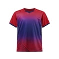thumbnail image 1 of Ocealan Kids Boys Breathable Sports Shirt T-shirt Short Sleeve Athletic Tops Soccer Jersey for Red S, 1 of 7