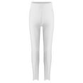 thumbnail image 1 of Ocealan Kids Girls Ice Skating Tights Shiny Side Rhinestones Trousers Figure Skating Outfit Dance White 14, 1 of 7