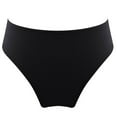 thumbnail image 1 of Ocealan Kids Girls Solid Color Bikini Brief Triangle Swim Bottoms Bathing Shorts Swimwear A-Black 12, 1 of 5