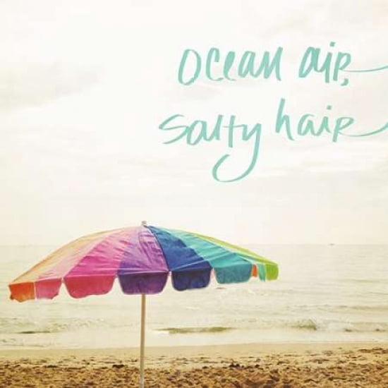 Ocean Air Border Canvas Art - Lisa Hill Saghini (24 x 24)