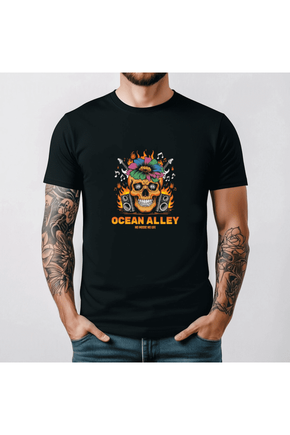 Ocean Alley Psychedelic Surf Rock Band Music Fan Apparel Unisex T-Shirt, up to size 3XL.