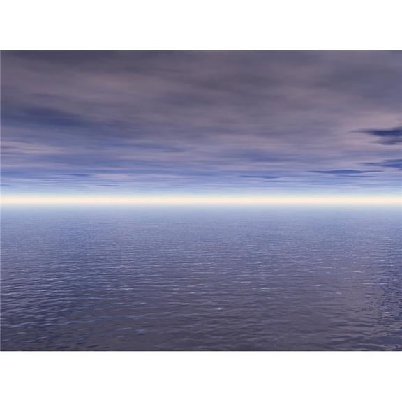 Ocean And Clouds Poster Print