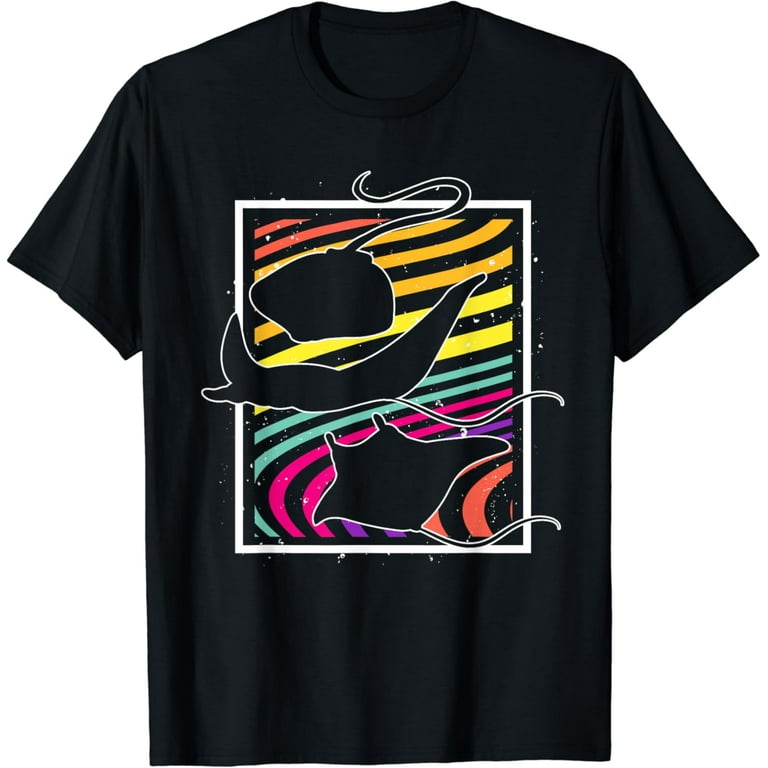 Vintage Style Manta Ray Shirt Vintage Style Manta Ray Shirt