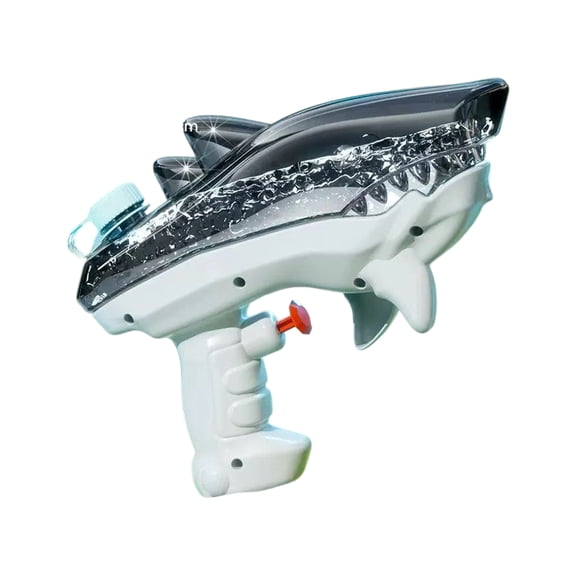Ocean Animal Water Blaster Toy, One-Button Spray Water Sprayer, Fun Summer Beach Pool Essential Toy for Water Play Lovers Black Shark