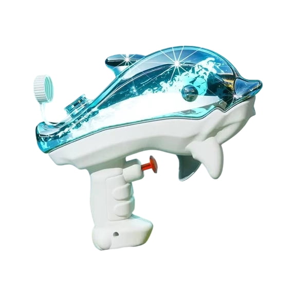 Ocean Animal Water Blaster Toy, One-Button Spray Water Sprayer, Fun Summer Beach Pool Essential Toy for Water Play Lovers Blue Dolphin