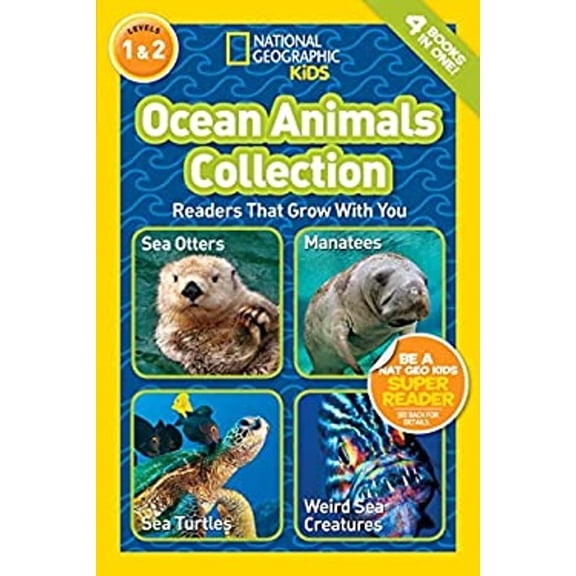 Pre-Owned Ocean Animals Collection (National Geographic Kids Readers, Levels 1 & 2): Readers That Grow with You (Library Binding) 1426322747 9781426322747