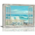 Ocean Bathroom Decor Wall Art Coastal Beach Pictures Wall Decor Sea
