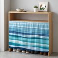 thumbnail image 1 of Ocean Beach Cabinet Curtain 35"Wx35"L,Dustproof Under Sink Skirt with Self Adhesive Tape,Modern Blue Coastal Wave Oil Painting Art Cabinet Curtain Cover for Kitchen Sink,Bathroom Vanity,Laundry Room, 1 of 9