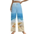 thumbnail image 1 of Ocean Beach Pajama Pants Loose Pajamas Female Breathable Home Trousers Leisure Sleeping Pants Large Size, 1 of 6