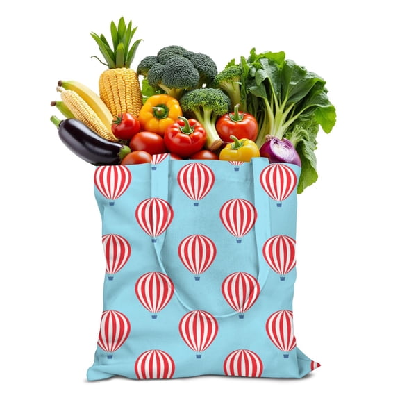 Ocean Beach Scenery Reusable Shopping Bag - Spacious Durable Eco-Friendly Foldable Grocery Tote