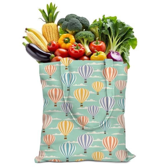 Ocean Beach Scenery Reusable Shopping Bag - Spacious Durable Eco-Friendly Foldable Grocery Tote