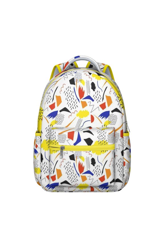 Ocean Beach Scenery Student Backpack - Waterproof Exterior, Padded Straps & Organized Storage for Commuters