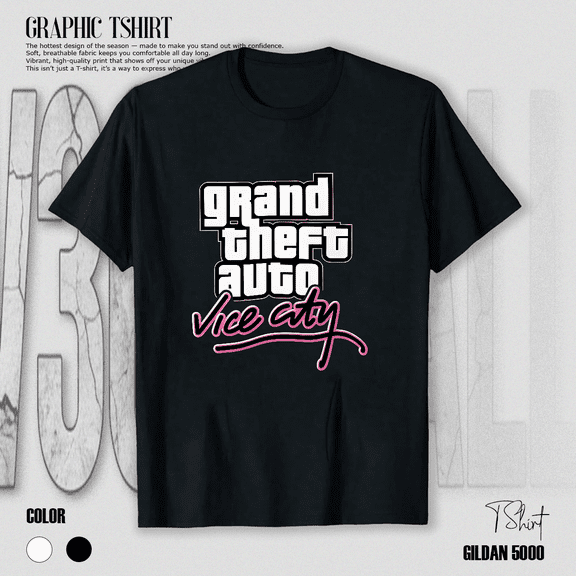 Ocean Beach Video Game Vice Retro Palm Tree Neon Gamer Vintage Tee Unisex T-Shirt V16009, up to size 5XL