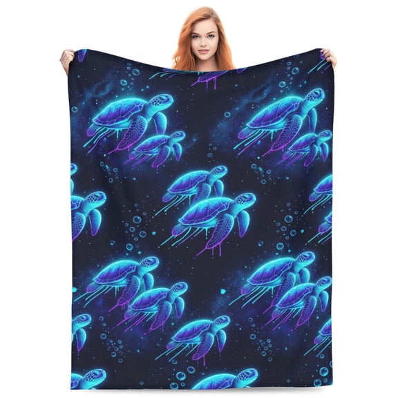 Ocean Blanket Throw Blanket for Bed Soft Cozy Fluffy Couch Blankets Blanket Throw Gifts for Women Men 50x40