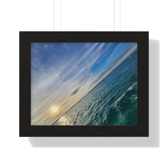 Ocean Bliss Framed Horizontal Poster