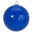 thumbnail image 1 of Christmas By Krebs 8" (200mm) Candy Red Ornament, Commercial Shatterproof UV Resistant Plastic Christmas Ball Decoration (Ocean Blue, 6 inch (150mm)), 1 of 5