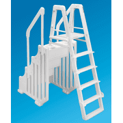 Ocean Blue Above Ground Swimming Pool Mighty Step and Safety Ladder Set 30 Wide
