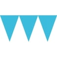 thumbnail image 1 of Ocean Blue Paper Pennant Banner, 1 of 1