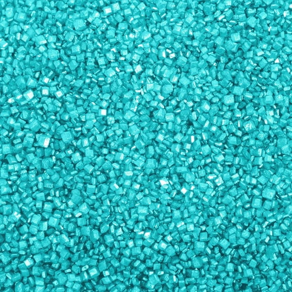 Ocean Blue Sugar Sand (1/2 cup) Sprinkles for Cake Decorating, Cupcakes and Ice Cream by Krazy Sprinkles