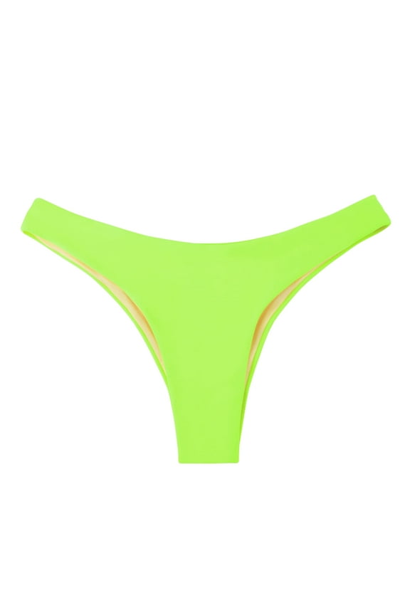 Women's Cheeky Brazilian Cut Bikini Bottom Seamless Low Rise Bathing Suit Swim Bottom