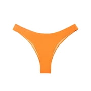 Ocean Blues Women's Cheeky Brazilian Cut Bikini Bottom Seamless Low Rise Bathing Suit Swim Bottom