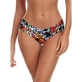 thumbnail image 1 of Ocean Blues Women's Full Coverage Bikini Bottom Mid Rise Ruched Sides Swim Bottoms, 1 of 9