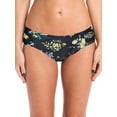 thumbnail image 1 of Ocean Blues Women's Full Coverage Bikini Bottom Mid Rise Ruched Sides Swim Bottoms, 1 of 6