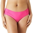 thumbnail image 1 of Ocean Blues Women's Full Coverage Bikini Bottom Mid Rise Ruched Sides Swim Bottoms, 1 of 9