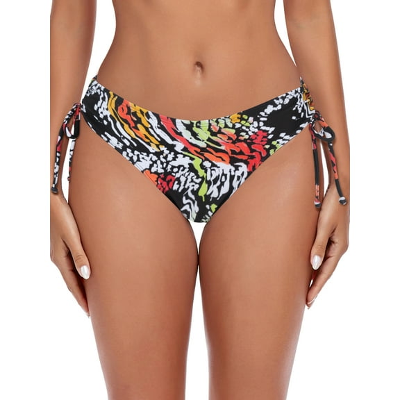 Ocean Blues Women's Full Coverage Swim Bottom Tie Sides Bikini Bottom