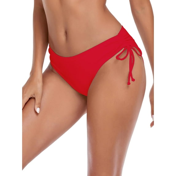 Ocean Blues Women's Full Coverage Swim Bottom Tie Sides Bikini Bottom