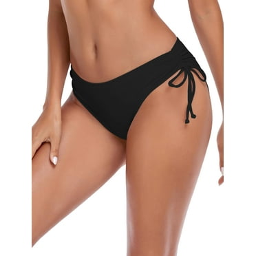 Ocean Blues Women's Full Coverage Swim Bottom Tie Sides Bikini Bottom