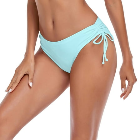 Ocean Blues Women's Full Coverage Swim Bottom Tie Sides Bikini Bottom