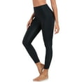 thumbnail image 1 of Ocean Blues Women's High Waisted Swim Pants with Pockets Long Swim Leggings Swimsuit Bottom, 1 of 11