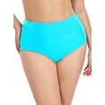 thumbnail image 1 of Ocean Blues Women's Plus Size High Waisted Bikini Bottom Full Coverage Swim Bottom, 1 of 8