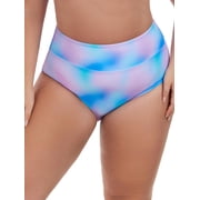 Ocean Blues Women's Plus Size High Waisted Bikini Bottom Full Coverage Swim Bottom